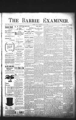 Barrie Examiner, 25 Aug 1898