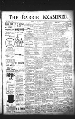 Barrie Examiner, 15 Sep 1898