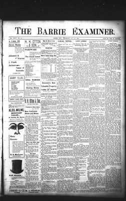 Barrie Examiner, 20 Oct 1898