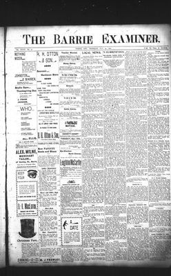 Barrie Examiner, 24 Nov 1898