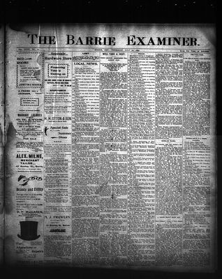 Barrie Examiner, 20 Jul 1899