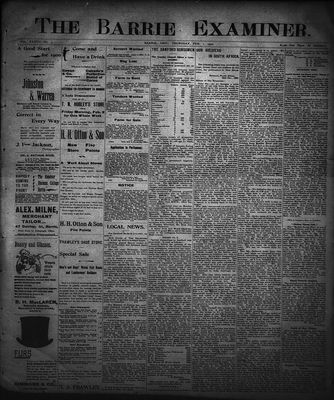 Barrie Examiner, 1 Feb 1900