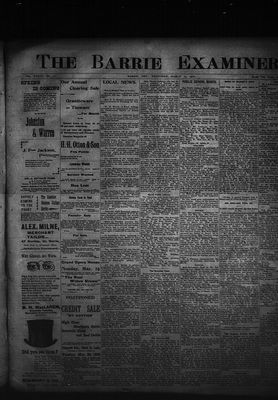 Barrie Examiner, 15 Mar 1900