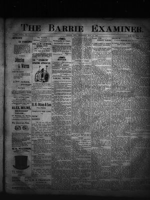 Barrie Examiner, 24 May 1900