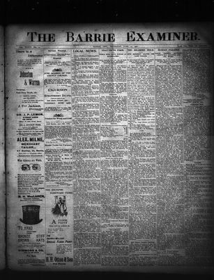 Barrie Examiner, 14 Jun 1900