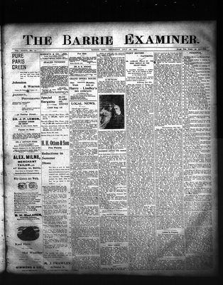 Barrie Examiner, 26 Jul 1900