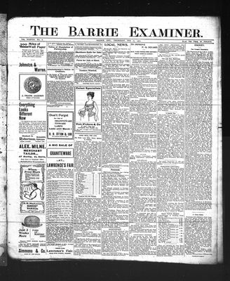 Barrie Examiner, 20 Feb 1902