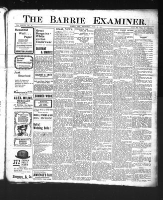 Barrie Examiner, 19 Jun 1902