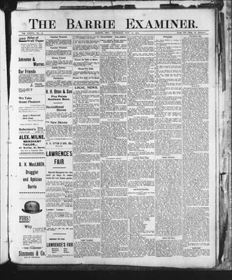 Barrie Examiner, 14 Nov 1901