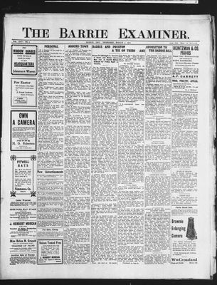 Barrie Examiner, 3 Mar 1910