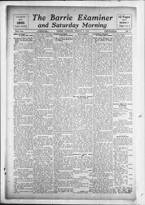 Barrie Examiner, 4 Mar 1915