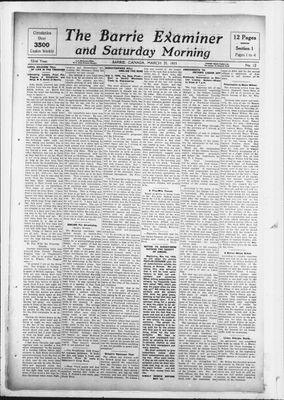 Barrie Examiner, 25 Mar 1915