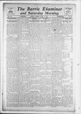 Barrie Examiner, 17 Jun 1915