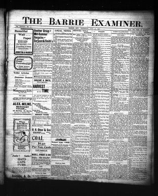 Barrie Examiner, 31 Jul 1902