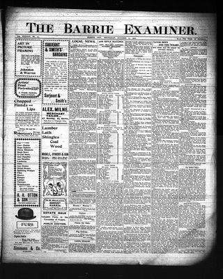 Barrie Examiner, 23 Oct 1902