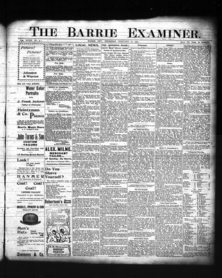 Barrie Examiner, 26 Feb 1903