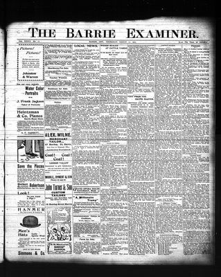 Barrie Examiner, 19 Mar 1903