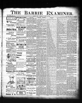 Barrie Examiner, 16 Apr 1903