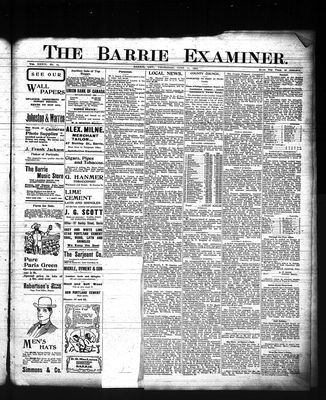 Barrie Examiner, 11 Jun 1903