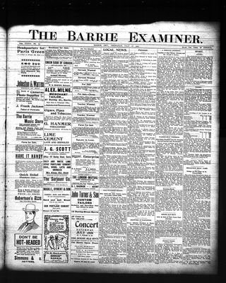 Barrie Examiner, 16 Jul 1903