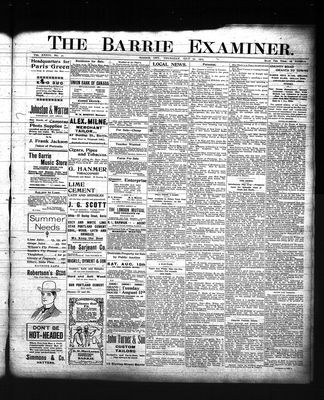 Barrie Examiner, 30 Jul 1903