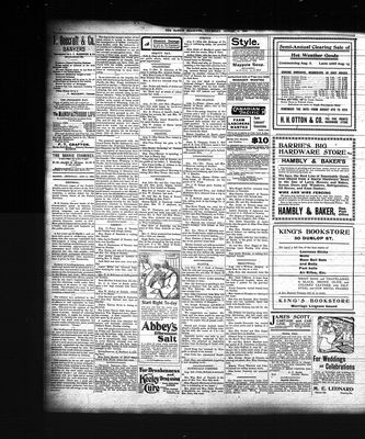 Barrie Examiner, 6 Aug 1903