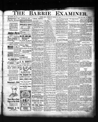 Barrie Examiner, 20 Aug 1903