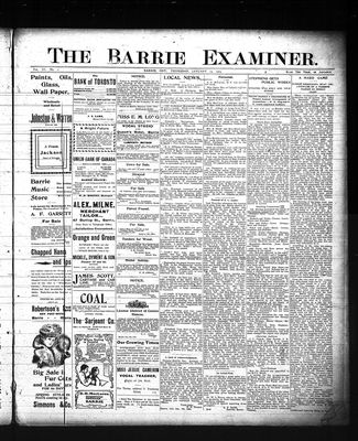 Barrie Examiner, 14 Jan 1904