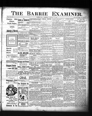 Barrie Examiner, 21 Jan 1904