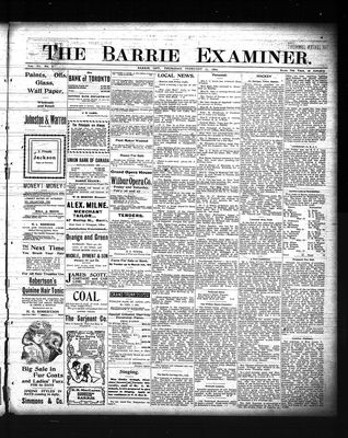 Barrie Examiner, 25 Feb 1904