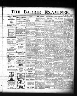 Barrie Examiner, 31 Mar 1904