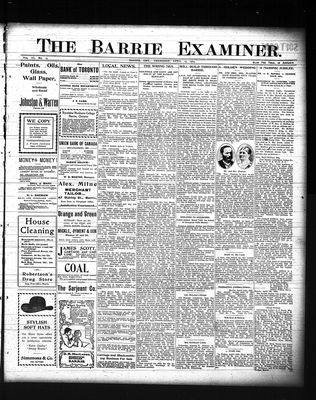 Barrie Examiner, 14 Apr 1904