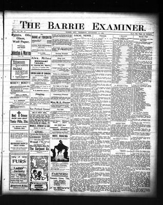 Barrie Examiner, 15 Sep 1904