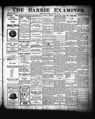 Barrie Examiner, 23 Mar 1905