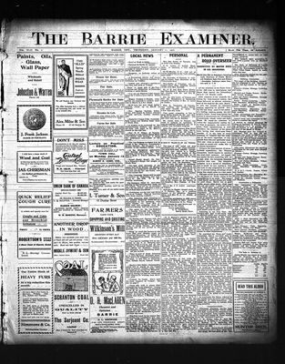 Barrie Examiner, 11 Jan 1906