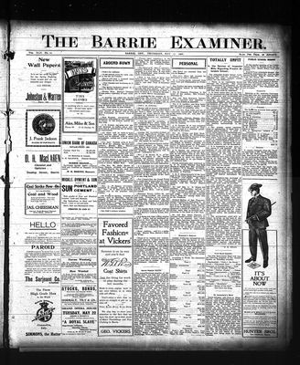 Barrie Examiner, 17 May 1906