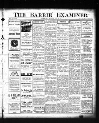 Barrie Examiner, 28 Jun 1906