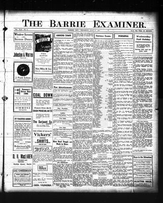 Barrie Examiner, 19 Jul 1906