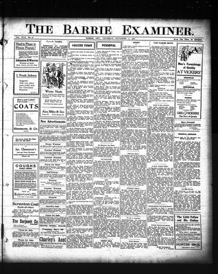 Barrie Examiner, 15 Nov 1906