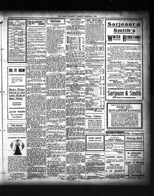 Barrie Examiner, 6 Feb 1908