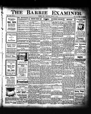 Barrie Examiner, 26 Mar 1908