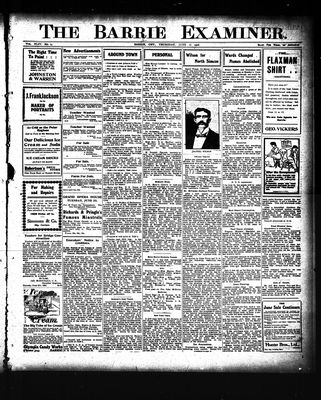 Barrie Examiner, 18 Jun 1908