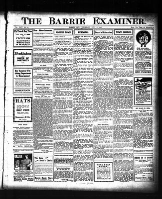 Barrie Examiner, 16 Jul 1908