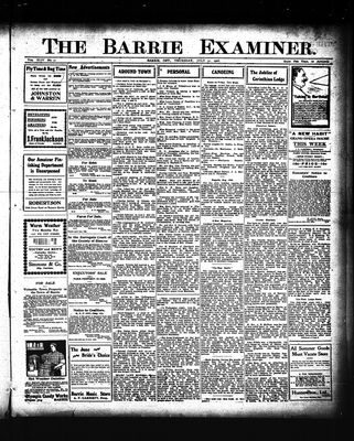 Barrie Examiner, 30 Jul 1908