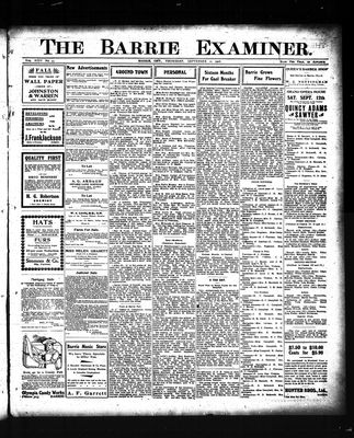 Barrie Examiner, 10 Sep 1908