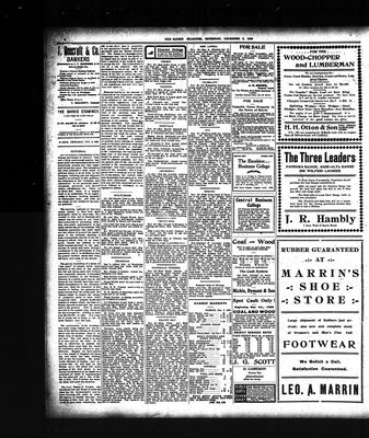 Barrie Examiner, 3 Dec 1908