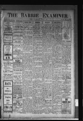 Barrie Examiner, 4 Feb 1909