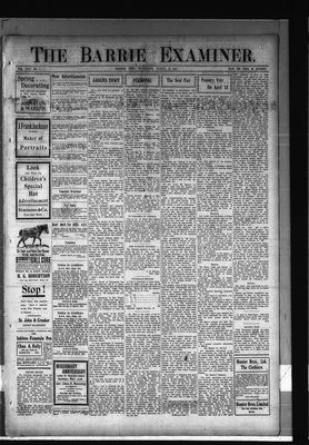 Barrie Examiner, 18 Mar 1909