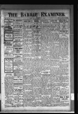 Barrie Examiner, 13 May 1909