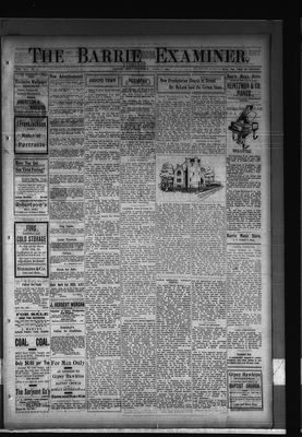 Barrie Examiner, 3 Jun 1909